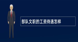 军队文职工资待遇怎样