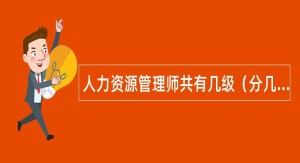 人力资源管理师共有几级（分几个等级）