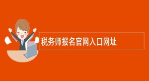 税务师报名官网入口网址